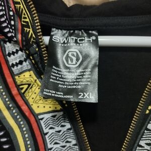 Switch Men's Black and Multicolor Hoodie Multiple Colors